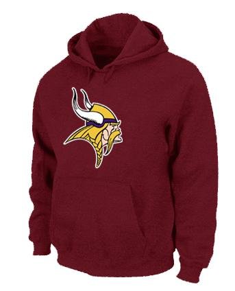 Minnesota Vikings Logo Pullover Hoodie RED