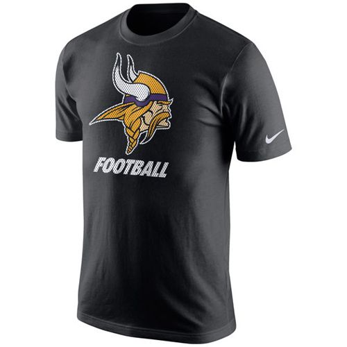 Minnesota Vikings Nike Facility T-Shirt Black