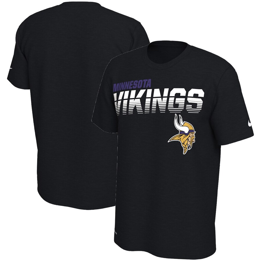 Minnesota Vikings Nike Sideline Line Of Scrimmage Legend Performance T-Shirt Black Minnesota Vikings Nike Sideline Line Of Scrimmage Legend Performance T-Shirt Black