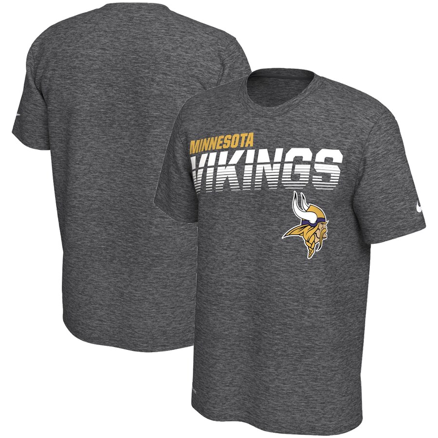 Minnesota Vikings Nike Sideline Line Of Scrimmage Legend Performance T-Shirt Gray Minnesota Vikings Nike Sideline Line Of Scrimmage Legend Performance T-Shirt Gray