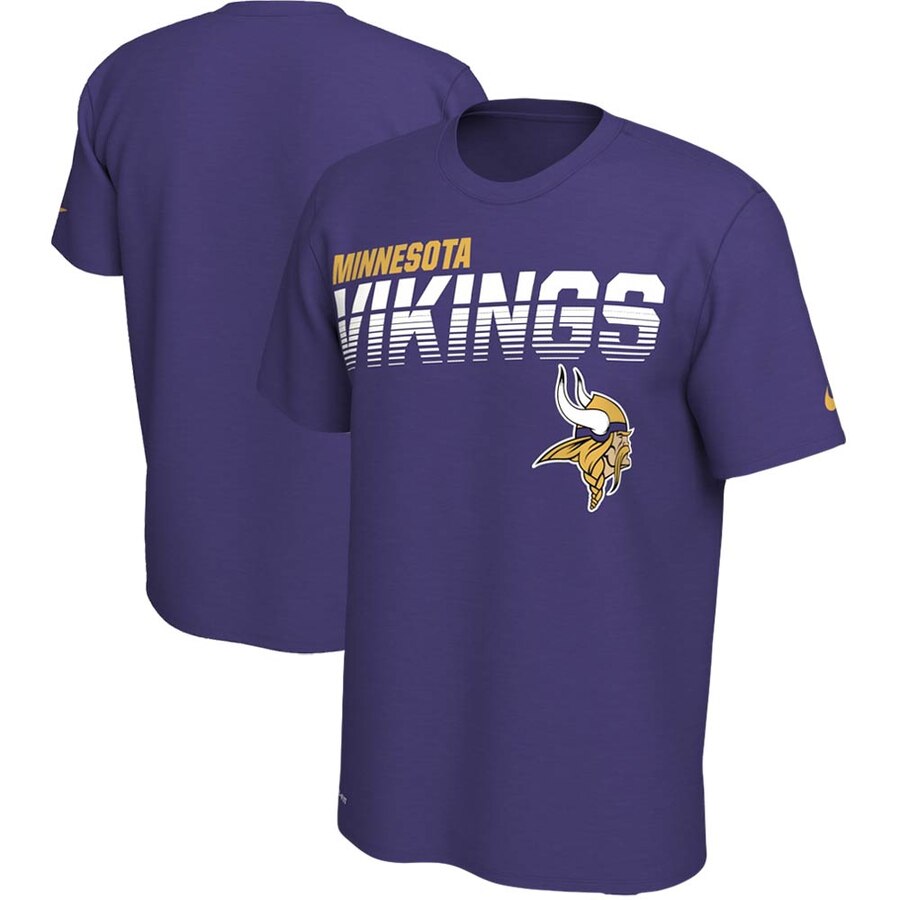 Minnesota Vikings Nike Sideline Line Of Scrimmage Legend Performance T-Shirt Purple Minnesota Vikings Nike Sideline Line Of Scrimmage Legend Performance T-Shirt Purple