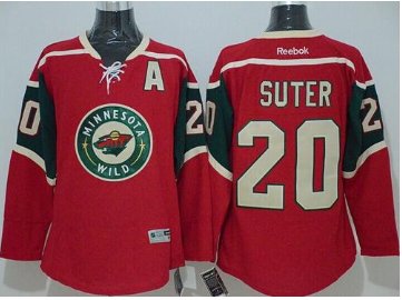 Minnesota Wild #20 Ryan Suter Red Stitched NHL Jersey