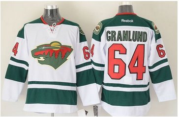 Minnesota Wild #64 Mikael Granlund White Stitched NHL Jersey