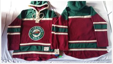 Minnesota Wild Blank Red Sawyer Hooded Sweatshirt Stitched NHL Jersey Minnesota Wild Blank Red Sawyer Hooded Sweatshirt Stitched NHL Jersey