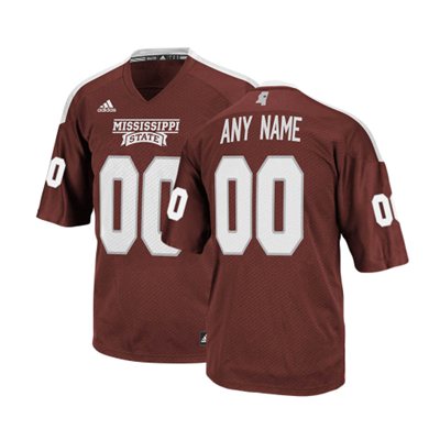Mississippi State Bulldogs White Customized Jerseys