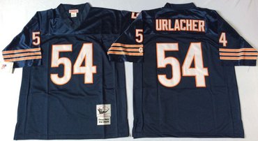 Mitchell&Ness Bears ##54 Brian Urlacher Small No. Throwback Stitched NFL Jerseys Mitchell&Ness Bears ##54 Brian Urlacher Small No. Throwback Stitched NFL Jerseys