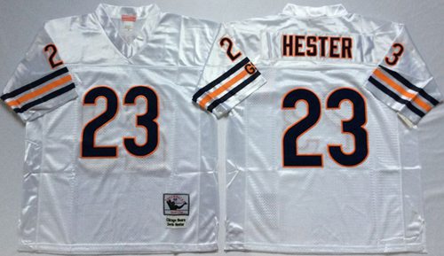 Mitchell&Ness Bears #23 Devin Hester White Small No. Throwback Stitched NFL Jersey Mitchell&Ness Bears #23 Devin Hester White Small No. Throwback Stitched NFL Jersey