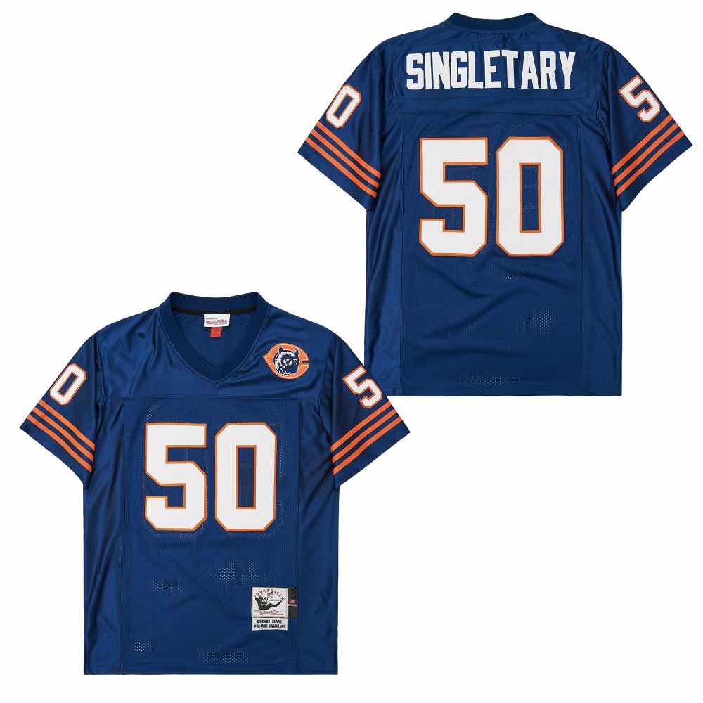 Mitchell&Ness Bears #50 Throwback Men's Throwback Stitched NFL Jerseys 2