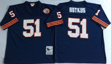 Mitchell&Ness Bears #51 Dick Butkus Throwback Stitched NFL Jersey Mitchell&Ness Bears #51 Dick Butkus Throwback Stitched NFL Jersey
