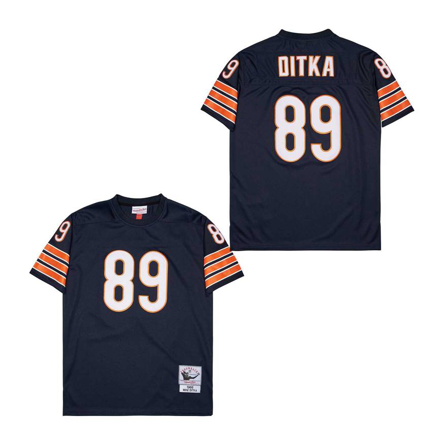 Mitchell&Ness Bears #89 Throwback Men's Throwback Stitched NFL Jerseys 3