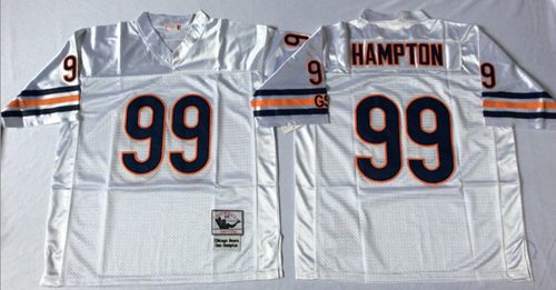Mitchell&Ness Bears #99 Dan Hampton White Small No. Throwback Stitched NFL Jersey Mitchell&Ness Bears #99 Dan Hampton White Small No. Throwback Stitched NFL Jersey