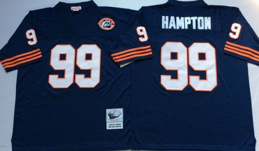 Mitchell&Ness Bears #99 Lamarr Houston blue Throwback Stitched NFL Jerseys Mitchell&Ness Bears #99 Lamarr Houston blue Throwback Stitched NFL Jerseys