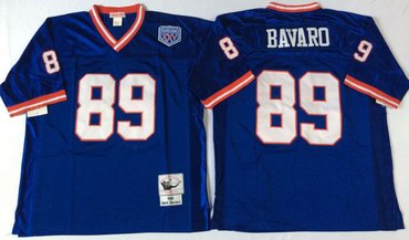 Mitchell&Ness giants #89 Mark Bavaro blue Throwback Stitched NFL Jerseys Mitchell&Ness giants #89 Mark Bavaro blue Throwback Stitched NFL Jerseys