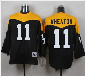 Mitchell And Ness 1967 Pittsburgh Steelers #11 Markus Wheaton Black Yelllow Throwback Men's Stitched NFL Jersey Mitchell And Ness 1967 Pittsburgh Steelers #11 Markus Wheaton Black Yelllow Throwback Men's Stitched NFL Jersey