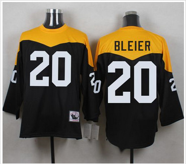 Mitchell And Ness 1967 Pittsburgh Steelers #20 Rocky Bleier Black Yelllow Throwback Men's Stitched NFL Jersey Mitchell And Ness 1967 Pittsburgh Steelers #20 Rocky Bleier Black Yelllow Throwback Men's Stitched NFL Jersey