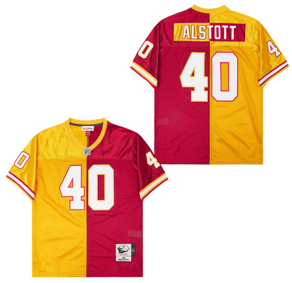 Mitchell And Ness Buccaneers #40 Throwback Stitched NFL Jersey 1