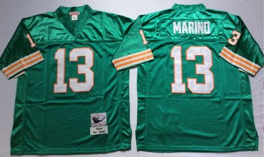 Mitchell And Ness Dolphins #13 dan marino green Throwback Stitched NFL Jersey Mitchell And Ness Dolphins #13 dan marino green Throwback Stitched NFL Jersey