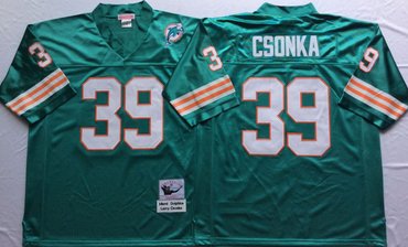 Mitchell And Ness Dolphins #39 Larry Csonka green Throwback Stitched NFL Jersey Mitchell And Ness Dolphins #39 Larry Csonka green Throwback Stitched NFL Jersey