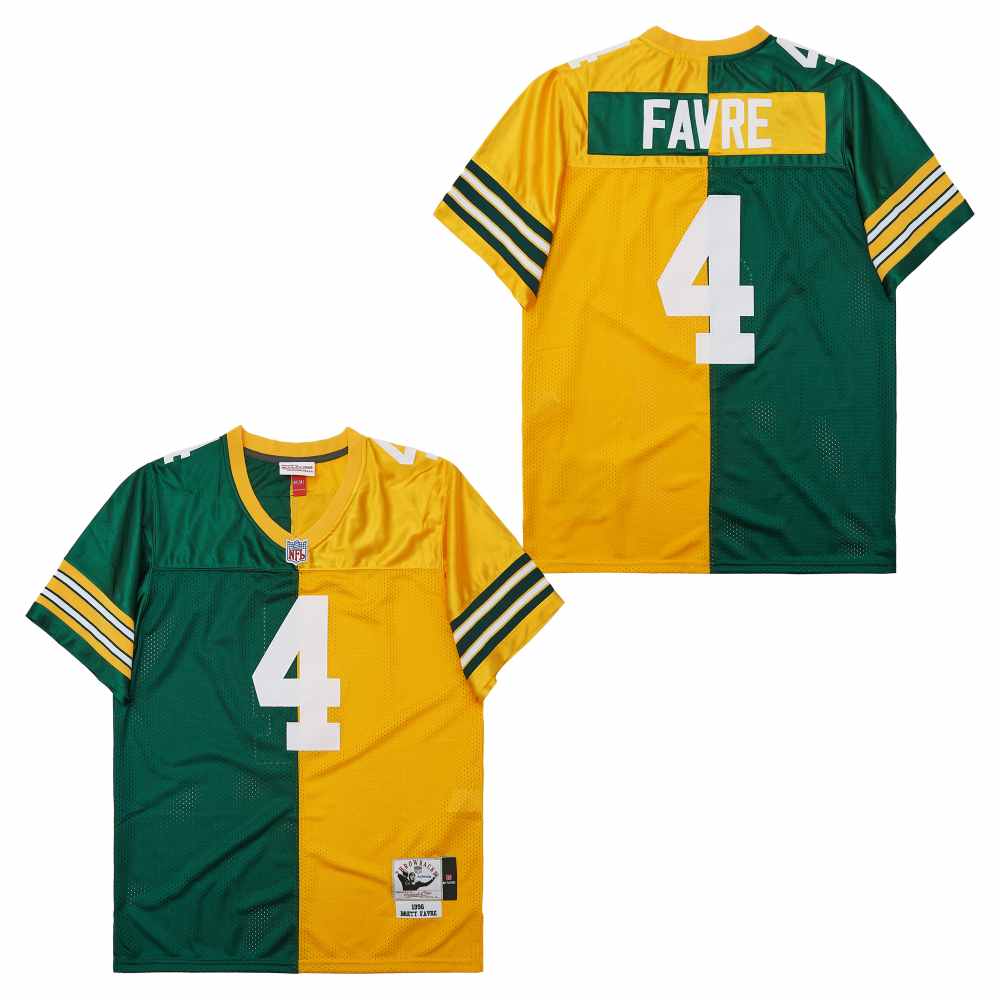 Mitchell And Ness Packers #4 Throwback Stitched NFL Jersey 8