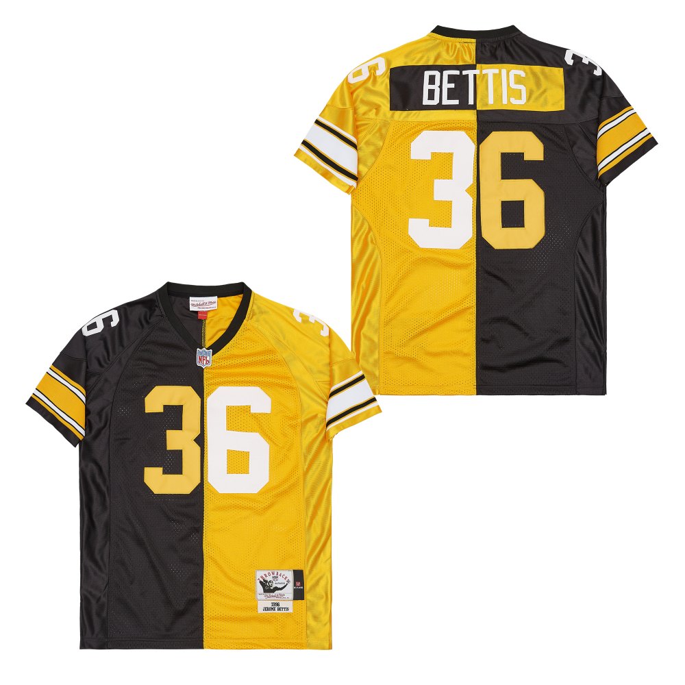 Mitchell And Ness Steelers #36 Throwback Stitched NFL Jersey 2