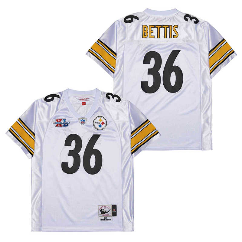 Mitchell And Ness Steelers #36 Throwback Stitched NFL Jersey 6