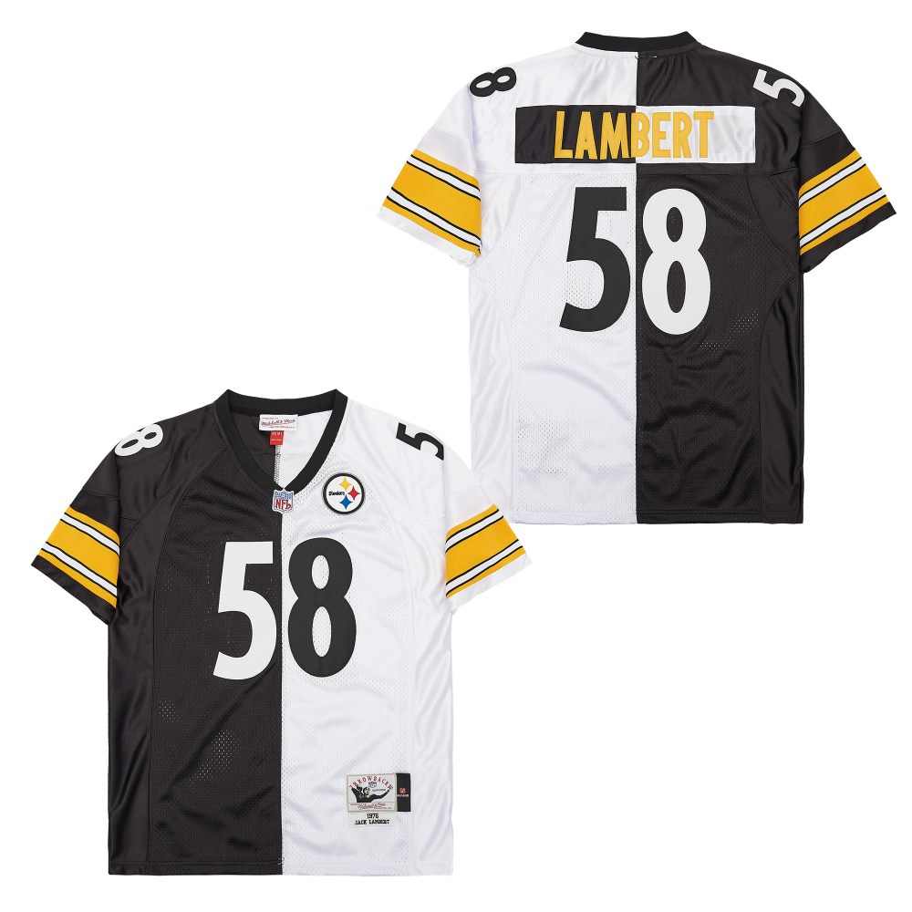 Mitchell And Ness Steelers #58 Throwback Stitched NFL Jersey 2
