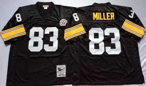 Mitchell And Ness Steelers #83 Heath Miller Black Throwback Stitched NFL Jersey Mitchell And Ness Steelers #83 Heath Miller Black Throwback Stitched NFL Jersey