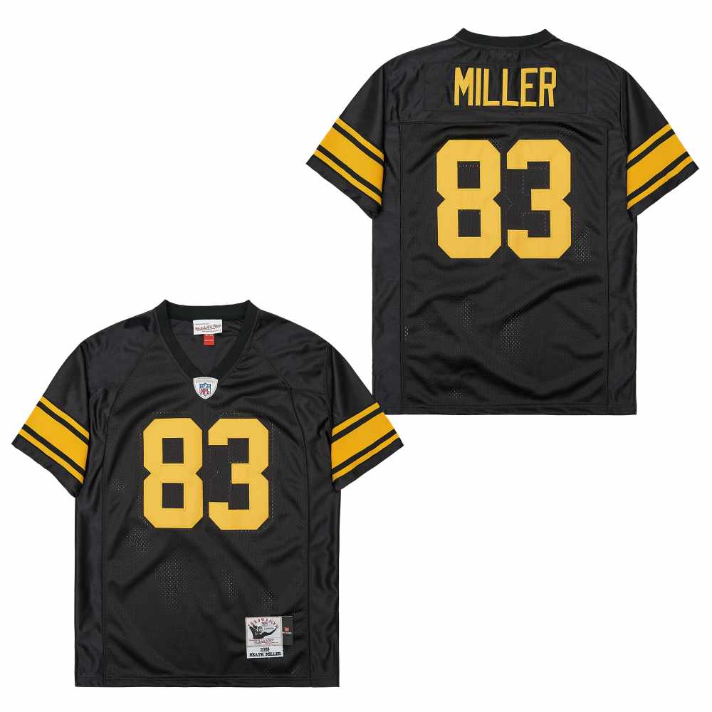 Mitchell And Ness Steelers #83 Throwback Stitched NFL Jersey 6