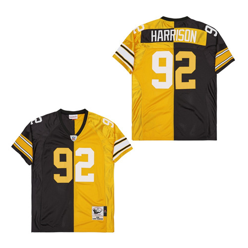 Mitchell And Ness Steelers #92 Throwback Stitched NFL Jersey 8