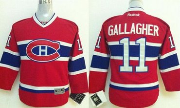 Montreal Canadiens #11 Brendan Gallagher Red Stitched Youth NHL Jersey Montreal Canadiens #11 Brendan Gallagher Red Stitched Youth NHL Jersey