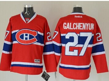 Montreal Canadiens #27 Alex Galchenyuk Red New CH Stitched NHL Jersey