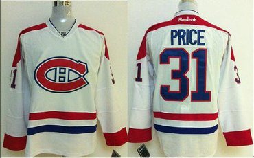 Montreal Canadiens #31 Carey Price Stitched White NHL Jersey