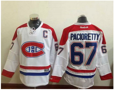 Montreal Canadiens #67 Max Pacioretty White New CH Stitched NHL Jersey