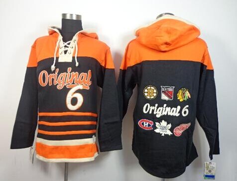 Montreal Canadiens Original 6 Teams Black Sawyer Hooded Sweatshirt Stitched NHL Jersey Montreal Canadiens Original 6 Teams Black Sawyer Hooded Sweatshirt Stitched NHL Jersey