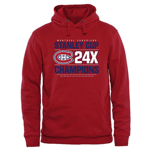 Montreal Canadiens Rinkside Victor Pullover Hoodie Red Montreal Canadiens Rinkside Victor Pullover Hoodie Red