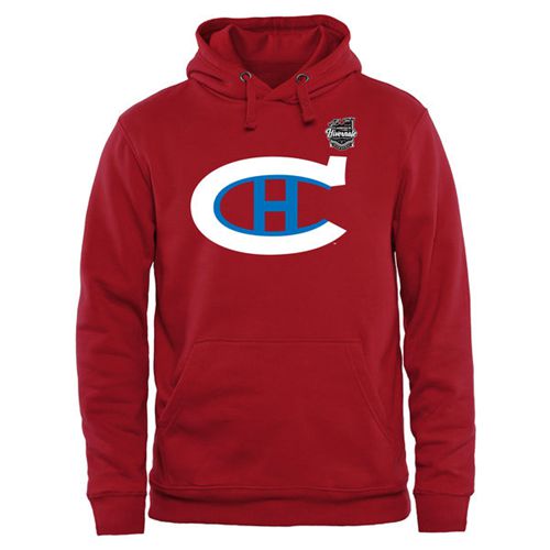 Montreal Canadiens Team Logo Pullover Hoodie Red Montreal Canadiens Team Logo Pullover Hoodie Red