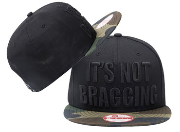 Muhammad Ali It's Not Bragging Black Fashion Adjustable Hat LH