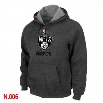 NBA Brooklyn Nets Pullover Hoodie Dark Grey NBA Brooklyn Nets Pullover Hoodie Dark Grey