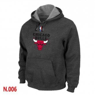 NBA Chicago Bulls Pullover Hoodie Dark Grey NBA Chicago Bulls Pullover Hoodie Dark Grey