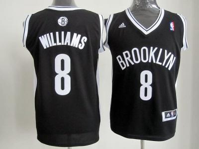 NBA NEW Jersey Nets #8 Williams Full Black Jerseys