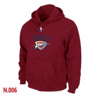 NBA Oklahoma City Thunder Pullover Hoodie Red