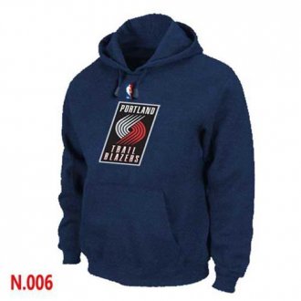NBA Portland Trail Blazers Pullover Hoodie Dark Blue