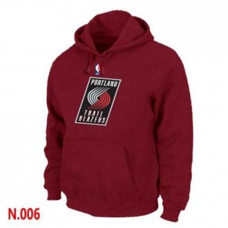 NBA Portland Trail Blazers Pullover Hoodie Red