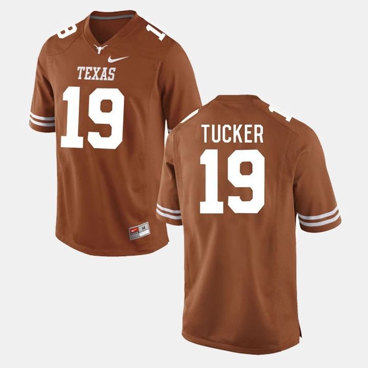 NCAA Men's TEXAS Longhorns #19 TUCKER orange NCAA Stitched jersey NCAA Men's TEXAS Longhorns #19 TUCKER orange NCAA Stitched jersey
