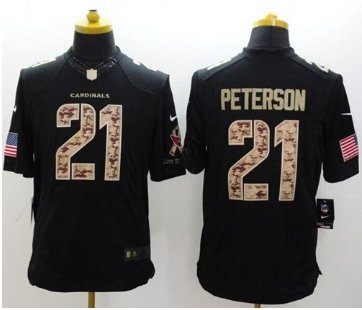 NEW Arizona Cardinals #21 Patrick Peterson Black NFL Limited Salute to Service jersey NEW Arizona Cardinals #21 Patrick Peterson Black NFL Limited Salute to Service jersey