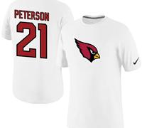 NEW Arizona Cardinals #21 Patrick Peterson Player Name & Number T-Shirt white