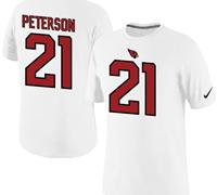 NEW Arizona Cardinals #21 Patrick Peterson Player Pride Name & Number T-Shirt White