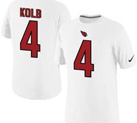 NEW Arizona Cardinals #4 Kevin Kolb Pride Name & Number T-Shirt - white