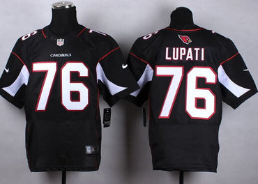 NEW Arizona Cardinals #76 Mike Lupati Black Color NFL Elite Jersey NEW Arizona Cardinals #76 Mike Lupati Black Color NFL Elite Jersey