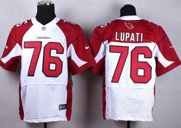 NEW Arizona Cardinals #76 Mike Lupati White Color NFL Elite Jersey NEW Arizona Cardinals #76 Mike Lupati White Color NFL Elite Jersey